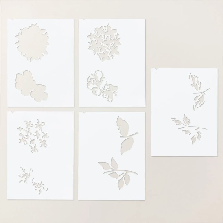 The set of 5 Thankful Garden Decorative Masks.