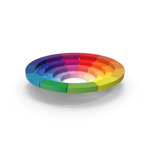 3D color wheel