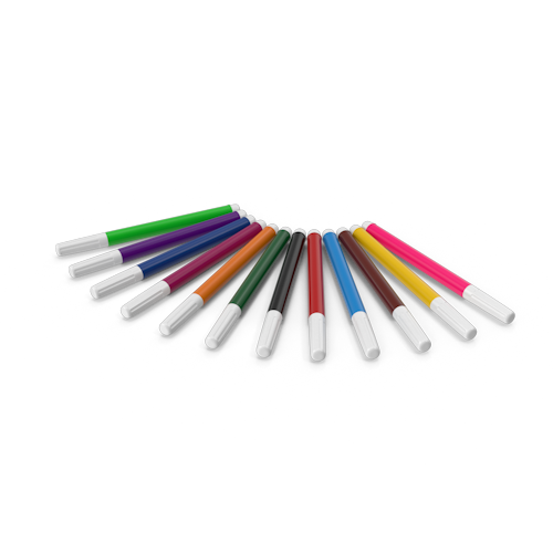 Markers in various colors