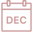 Calendar clip art that says "DEC"