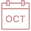 Calendar clip art that says "OCT"